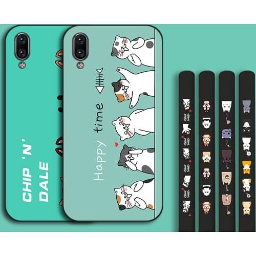 Cute Cartoon Side Phone Case For Vivo NEX 3 5G / Nex S Soft Silicone Back Cover For Vivo V20 Pro S7E Y73S Z6 S9E