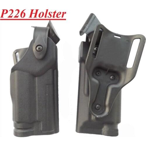 Tactical Sauer Sig P226 Pistol Belt Holster Bearing Flashlight Quick Drop Right Handed Hunting Weapons Accessories Gun Holster