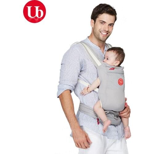 UBELA Ergonomic Baby Carrier Portable Nylon Infant Baby Bag Baby Kangaroo Backpack Carriers Sling with Organizer for Baby Stuff