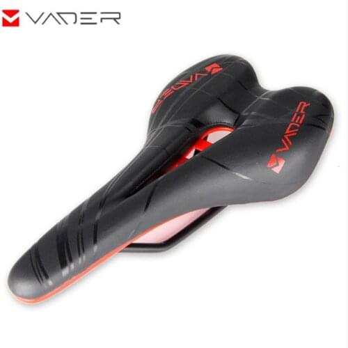 Bicycle Saddle Vader Breathable Waterproof Pu Leather Mountain Road Bike Saddle Seat Comfort Foam Cycling Saddle Cushion Seat