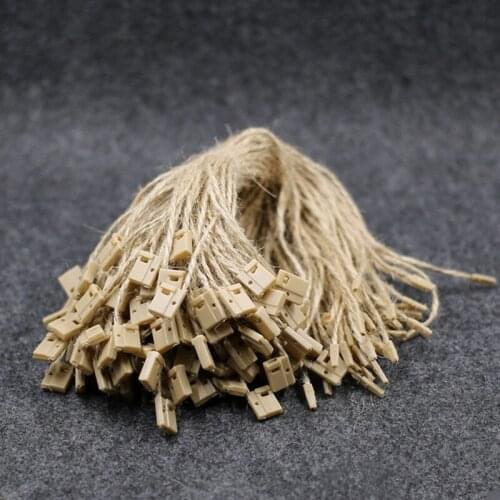 1000pcs High-grade Tag Linen Strings/Cords Women High-grade Clothing/Wedding Dress Tag Strings Linen Cords