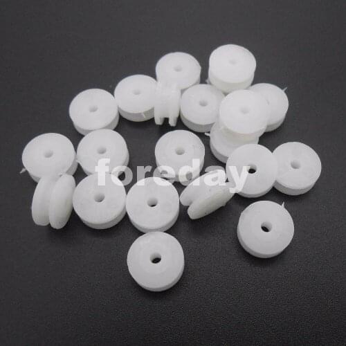 40PCS 9.3MM Plastic Pulley Gear Model Timing Wheels dia.9.3mm Shaft axle hole dia.2mm 1.95MM 50PCS/LOT WHITE HQ NEW *FD177X40