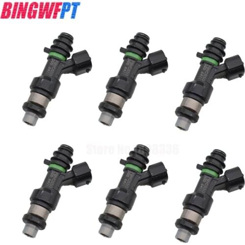 6PCS FBYCS50 15710-66J00 fuel injectors for Suzuki Grand Vitara Base Premium XSport Luxury V6 2.7L Fuel Nozzle Green