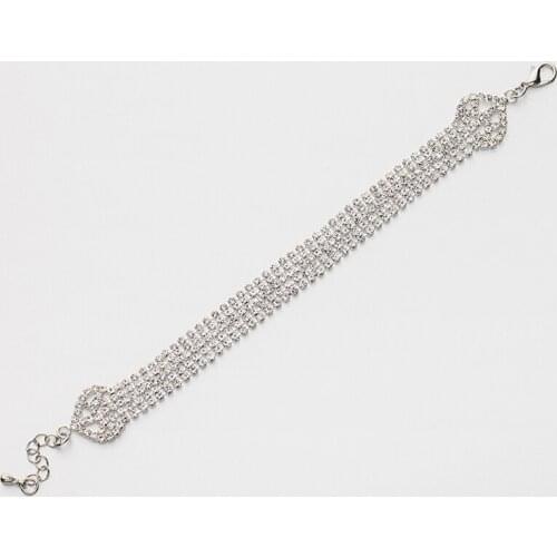 Bangles Women Statement Pulsera Mujer Bijoux YFJEWE Party Jewelry Bracelets Hot Sparkling Full Rhinestone bracelets B134