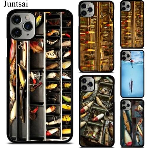 Fishing Tackle Box Case For iphone 12 Mini 11 Pro Max X XR XS Max SE 2020 6s 7 8 Plus 5 Cover