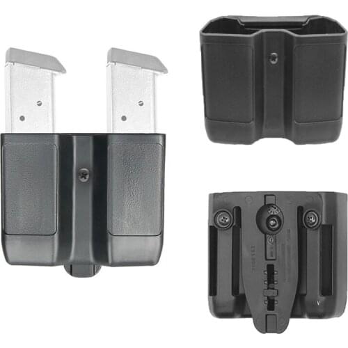 Double Stack Magazine Pouch Case Universal Pistol Mag Box for Glock 17 19 Colt 1911 Beretta m92 m9 Sig P226 USP