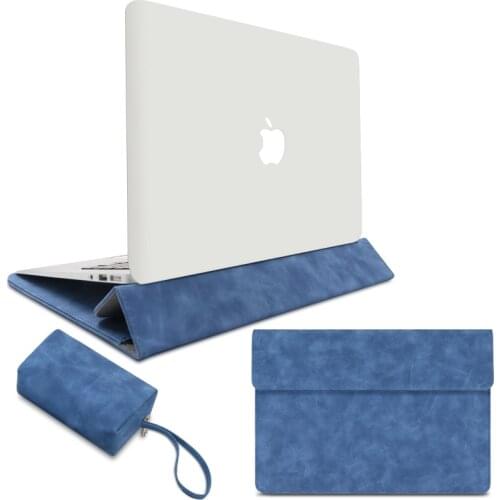 Laptop Sleeve for MacBook Pro 13 A2159 A2289 A1989 A1278 Case 2020 PU Leather Cover Carcasa funda for MacBook Pro 13 Case A2338