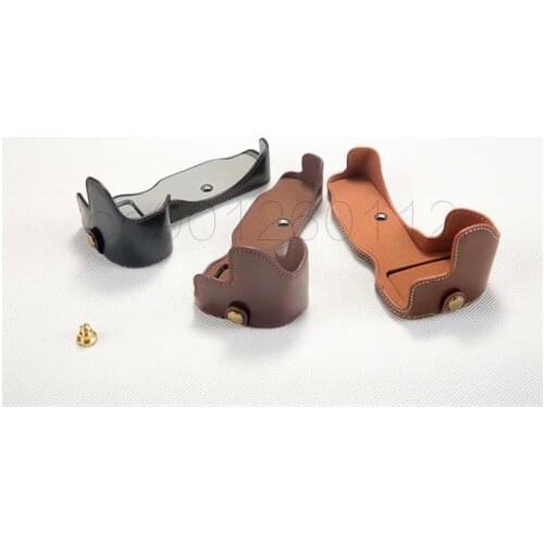 PU Leather case Half body set Case cover Grip for Nikon Z7 Z6 Z5 Z6II Z7II Camera Bag with Battery Opening