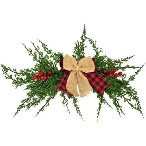 Door Lintel Decoration Spring Simulation Plants Christmas Etc. 50cm More Size Silk Cloth Green Pine Tree Simulates Pine Needles