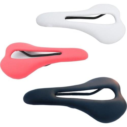 FCFB carbon saddle PU leather soft mtb road bicycle saddle seat selle cycling high quality bike parts next