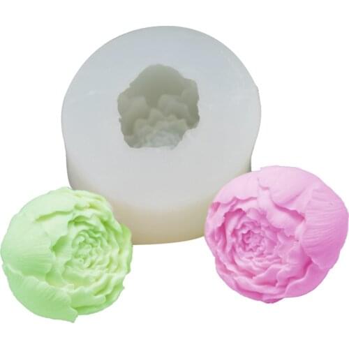 Hot flower/rose Modelling Silicon 3D Soap Mold Cake Decoration Mold Cake Mold Manual Handmade Soap Mold Candle