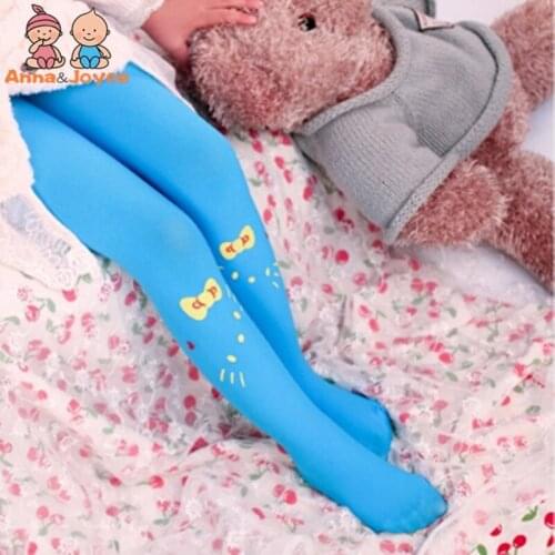 5pcs/lot Girl 3-8 Years Baby Tights for Children Elastic Velvet Baby Pantyhose Dance Tights for GirlsBtwt0002