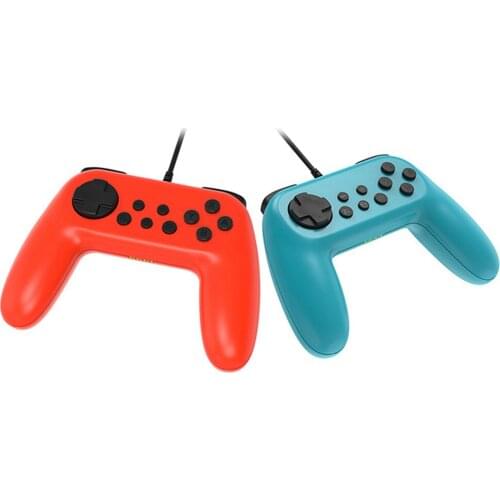 2pcs/set Wired Game Controller Set for Nintend Switch Main Engine Console Accessories Wired Gamepad With Vibration Function