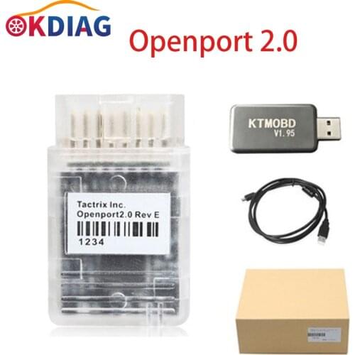 Newest OBD V1.95 OBD 1.95 ECU Upgrade Tool openport 2.0 Transfer Stable Real Reading OBD with USB Dongle BENCH FLASH EMT ECU