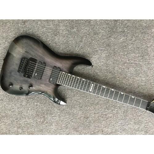 New product, 7 string Blackmachine, black guitar tremolo guitar free shipping Real photos, factory wholesale and retail