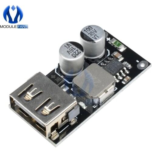 DC-DC Buck Converter Charging Step Down Module 6V-32V 9V 12V 24V to Fast Quick Charger Circuit Board 3V 5V 12V