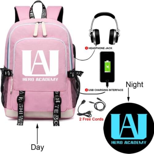 My Heros Schoolbag high-quality My Hero Academia backpack Waterproof Travel Bagpack Laptop School Bags For Teenage Girls