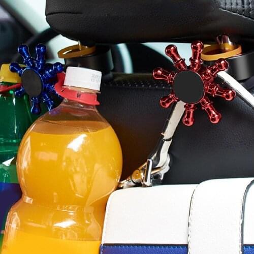 Universal Car Seat Back Hook Backrest Hanger Multifunction Portable Car Seat Hooks for Handbag Purse Bags Storage Auto Interior