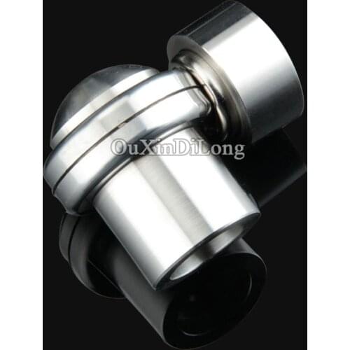 Top Quality 2PCS/LOT 304 Stainless Steel Casting Magnetic Door Stops Home/Office Powerful Door Stopper Holder Catch Sliver Tone