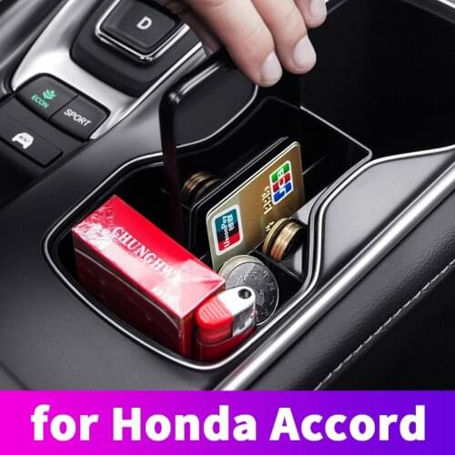 In-vehicle storage box central control cup holder storage box decorative accessories For Honda Accord 10th 2018 2019 2020