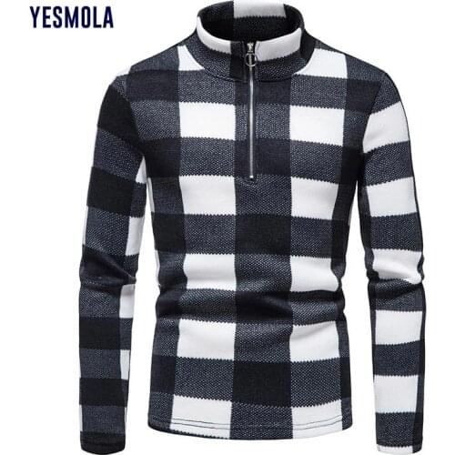 YESMOLA Men's Pullovers With Zip