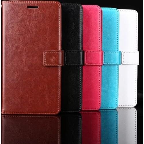 10pcs/lot& Free Shipping New Arrival Crazy Horse Lines Leather Case Stand Wallet Cover With Card Slots For Huawei Honor V8