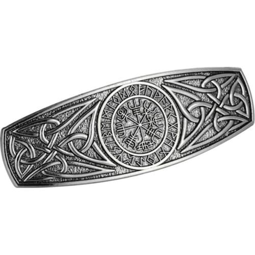 12 Styles Viking Hairpin Compass Hair Clips Headdress Amulet Celtics Knot Nordic Runes Barrette Accessories Gift for Women Girls