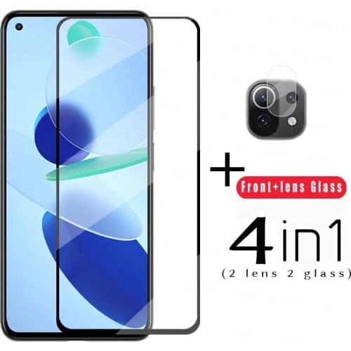 2.5D Tempered Glass For Xiaomi Mi 11 Lite Screen Protector Glass For Xiaomi Mi 11 Lite Protective Phone Film For Xiaomi 11 Lite