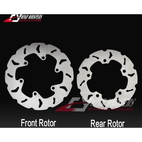 Motorcycle Modified flower Front Rear Brake Disc Rotor For Suzuki Burgman Skywave AN250 1998-2002 AN400 1999-2002 AN 250 400