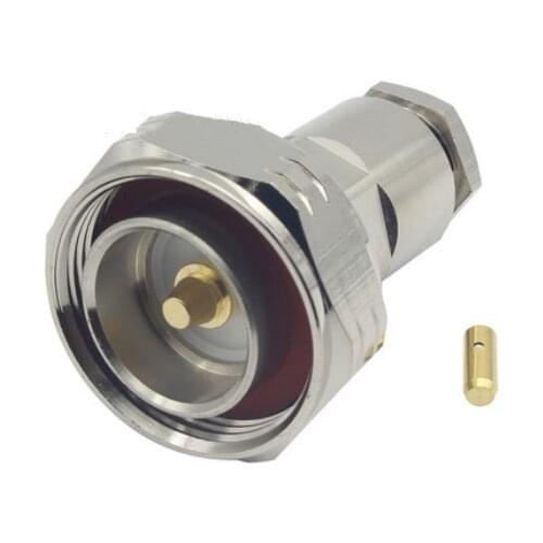 Free shipping 7/16 L29 DIN male plug center clamp Solder for LMR400 RG213 RG214 RG165 7D-FB calbe RF connector Adapters