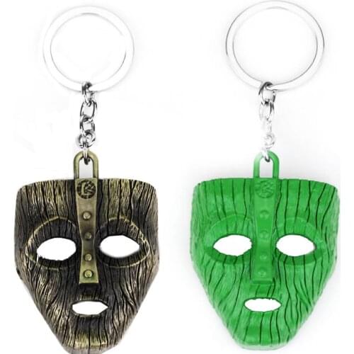 Movie The Mask Pendants Key Chain Key ring Man Boys Hip Hop pendants Keychain chaveiro