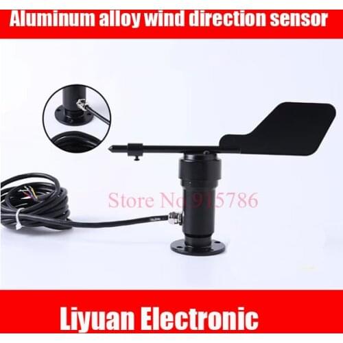 Aluminum alloy wind direction sensor / DC12-24V metal anemometer /0-5V 4-20MA output wind speed transmitter for weather station