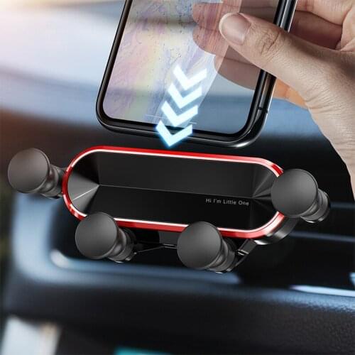 Gravity Car Phone Holder Air Vent Mount Mobile GPS Support Smartphone Stand For iPhone 12 Pro Huawei Samsung Xiaomi Redmi