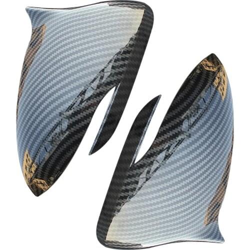 For ELANTRA Rear View Side Mirror Cover Caps ABS Texture carbon fiber protection auto Accessories