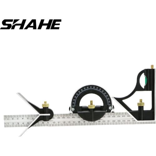 Shahe Multi-function Angle Ruler 300 mm Digital Angle Ruler Protractor Combination Square Angle Ruler Stainless Steel