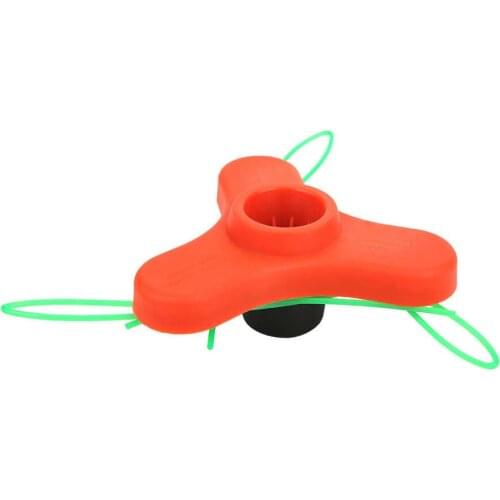 New Nylon Grass Trimmer Head Replacement with 3 Lines Garden Tools Lawn Mower Parts Electric Grass Trimmer High Quality