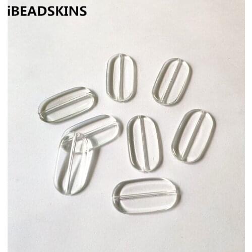 New arrival! 30x15mm 370pcs Clear acrylic Oval shape beads for Necklace,Earrings parts,hand Made Jewelry DIY