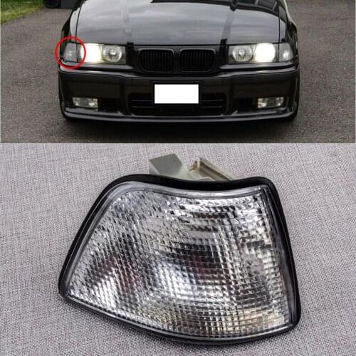 Clear Right Turn Light Housing Corner Lens Signal Parking Lamp Shell Fit for BMW M3 E36 318i 318ti 328i 320i 325i 4DOOR