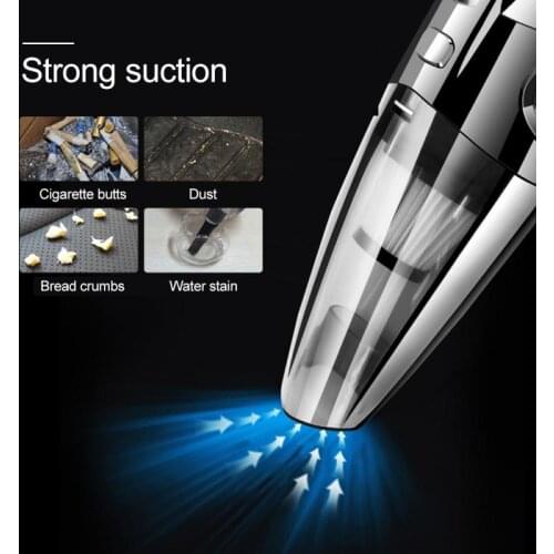 120W Car Truck Wireless Dry Home Vacuum Cleaner Auto Hand-held Vacuum Cleaner Suitable For Car Truck Home