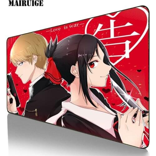 Anime Cute Girl Kaguya Mouse Durable Desktop Genshin Impact Rubber Mousepad Gaming Accessories Large LOL Mouse Pad Keyboards Mat