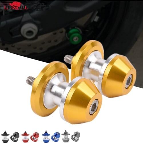 CNC Frame Stands Screws sliders Swingarm Spools Slider for Yamaha R1 R3 R25 YZF-R6 FZ MT 07 09 Aprilia RSV1000 Triumph M6 Bolts