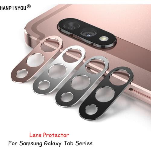 For Samsung Galaxy Tab S7 / Plus Luxury Camera Guard Circle Metal Lens Glass Protector Case Cover Bumper Protection Ring