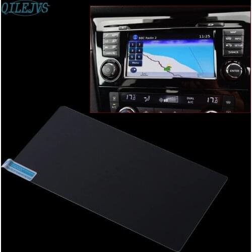 1 Set Car Navigation Tempered Glass Screen Protector For Nissan Qashqai J11 X-trail 155x81mm APR-10