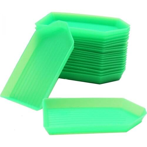 10pcs Multipurpose DIY Diamond Painting tools Accessories tray 5D Diamond Painting storage box diamond painting Pen plate