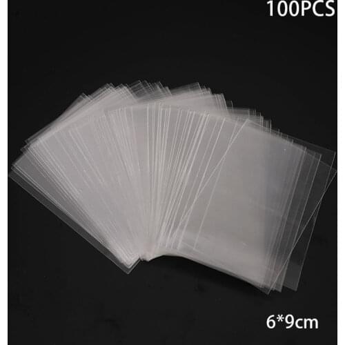 100pcs Plastic Card Sleeves Magic Board Game Tarot Three Kingdoms Poker Cards Protector 3 sizes