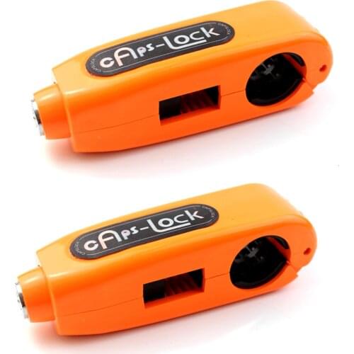 2pcs Motorcycle Handlebar Scooter Lock Brake Lever Throttle Grip Security Lock Anti Theft Protection High Quality Security Locks