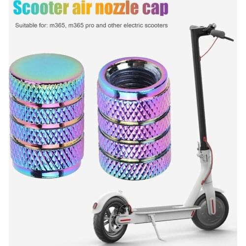 2pcs Electric Scooter Valve Stem Cap Wheel Tyre Stems Cover for M365 Pro Tyre Accessories Multicolor Scooter Parts & Accessories