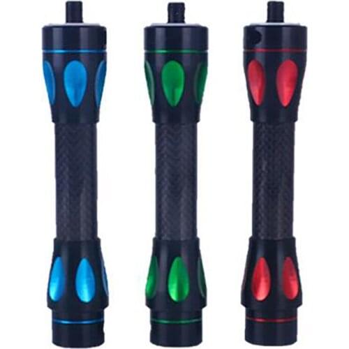 4 inch Archery Balance Extender Compound Recurve Bow Stabilizer Rod Extension Balance Bar Disconnect Damper Bow Adapt Carbon