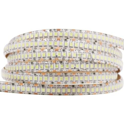 5m 2835 LED Strip DC12V Stable Super Bright Waterproof Led Stripe Light 240Leds/m Flexible LED Ribbon Tape 1200LEDs Rope Light