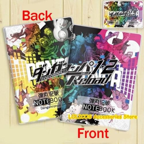 Danganronpa Dangan Ronpa Monokuma Naegi Makoto Notebook Student Jotter School Supplies Notepad Diary Stationery Birthday Gift